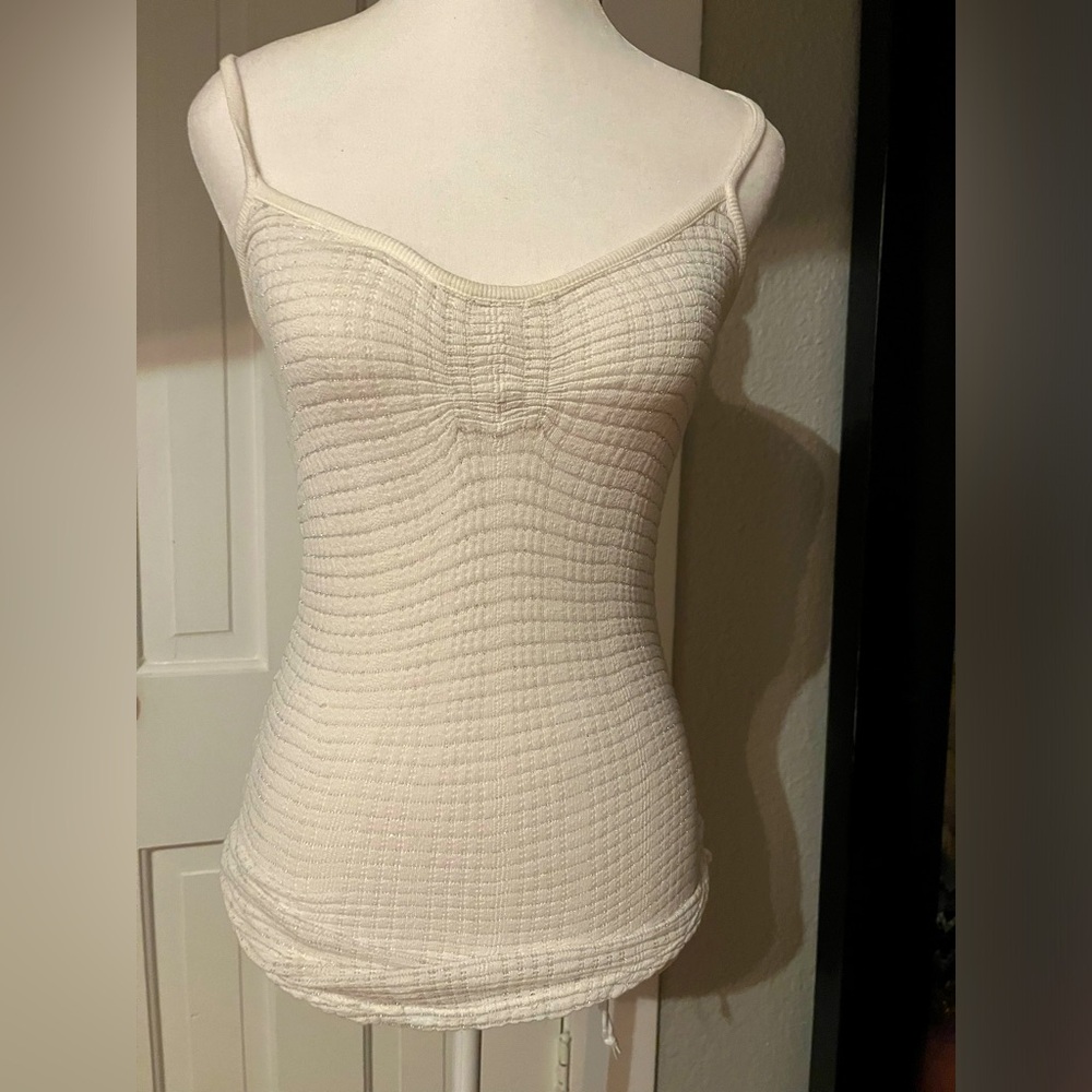 Free People XS white sheer minidress